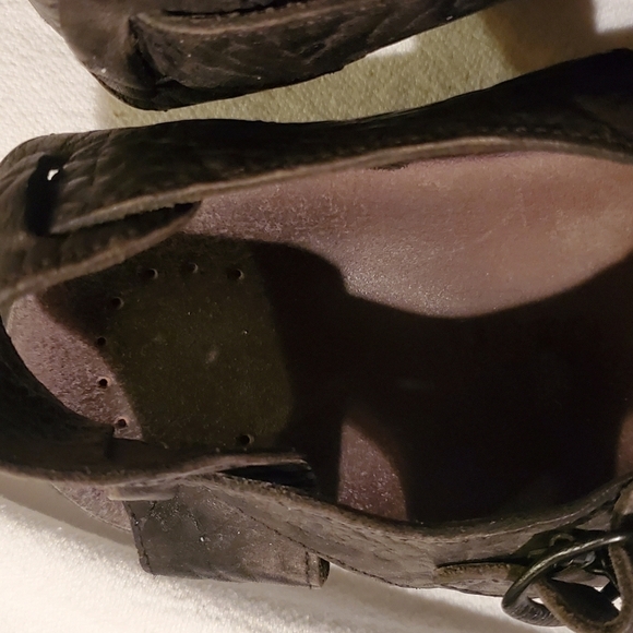 Mephisto Sam Fisherman Black Leather Closed Toe Sz. 10 Euro 44 Sandal - Picture 8 of 12